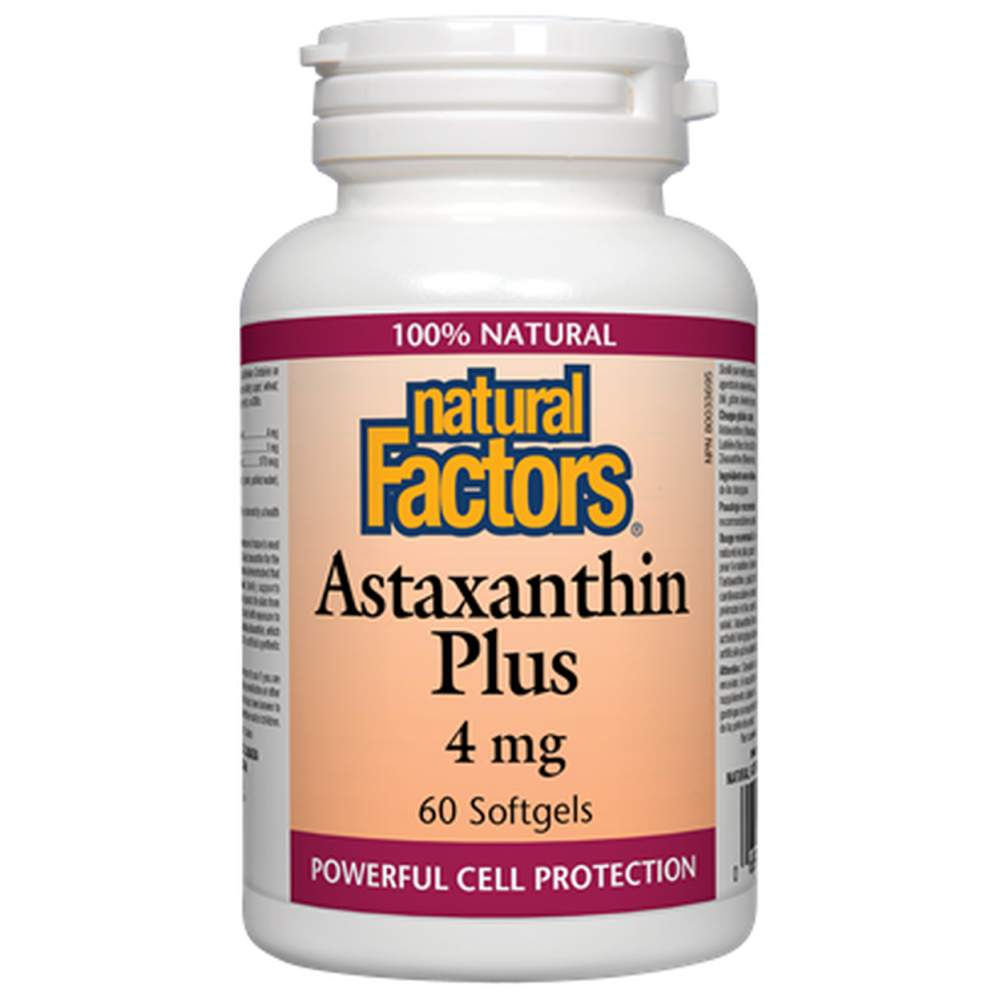 Natural Factors Astaxanthin Plus 4 mg - Астаксантин 4 mg