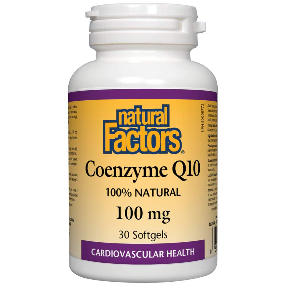 Natural Factors Coenzyme Q10 100 mg - Коензим Q10 100 mg