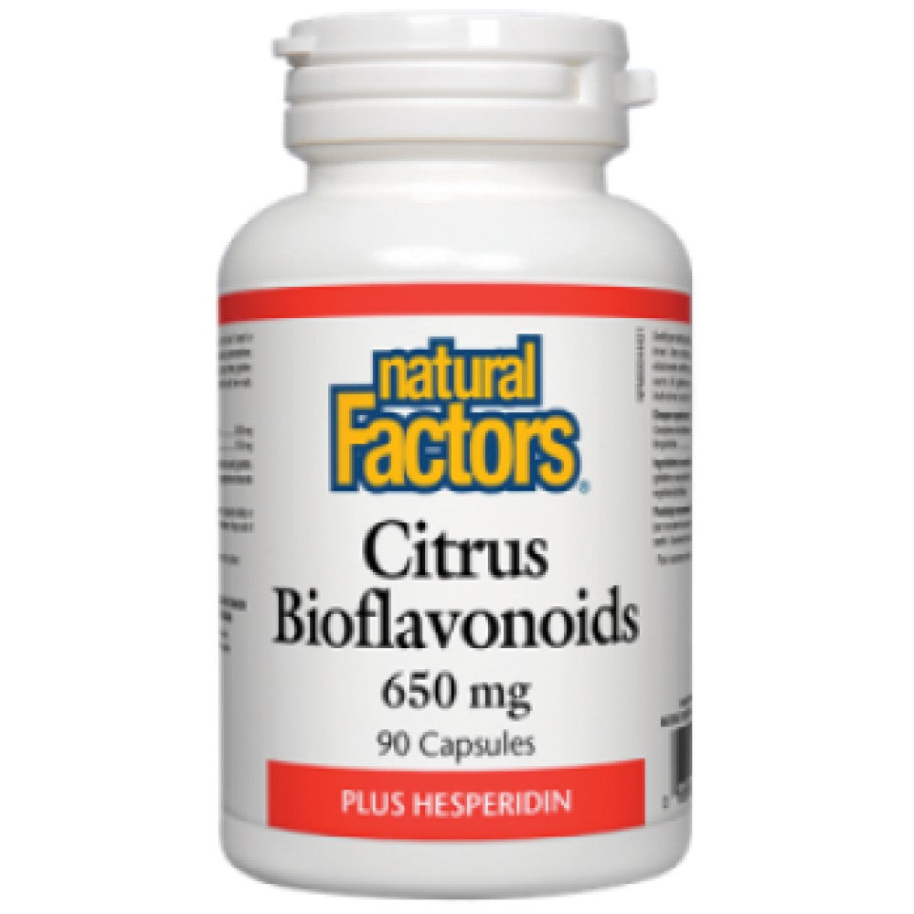 Natural Factors Citrus Bioflavonoids 650 mg Plus Hesperidin - Цитрусови биофлавоноиди 650 mg