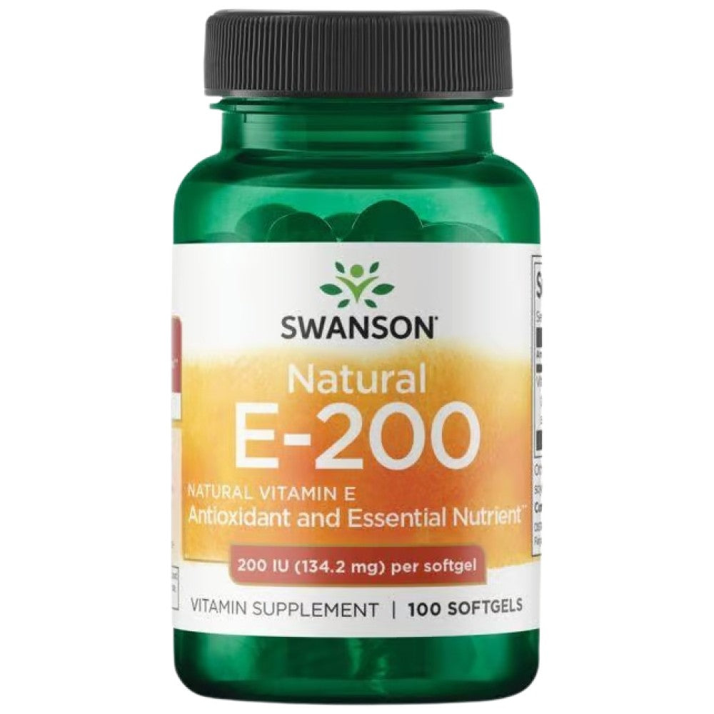 SWANSON Natural E-200 - Натурален Витамин Е 200 IU