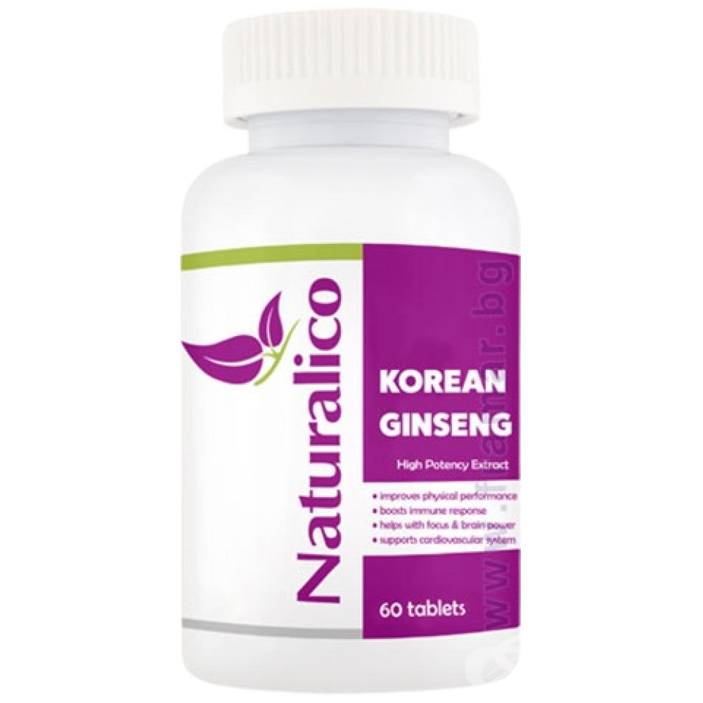 Naturalico Korean Ginseng 1300 mg - Корейски женшен 1300 mg