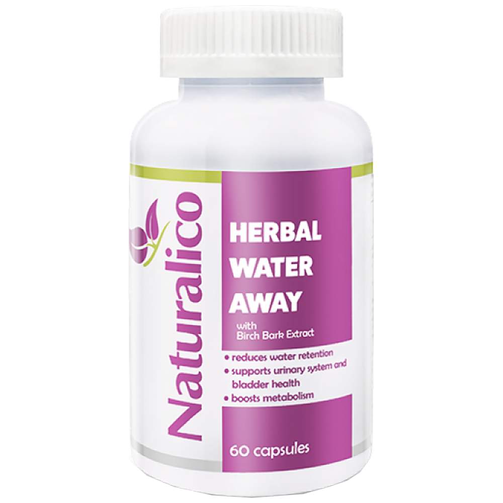 Naturalico Herbal Water Away - Билков диуретик срещу задържане на вода
