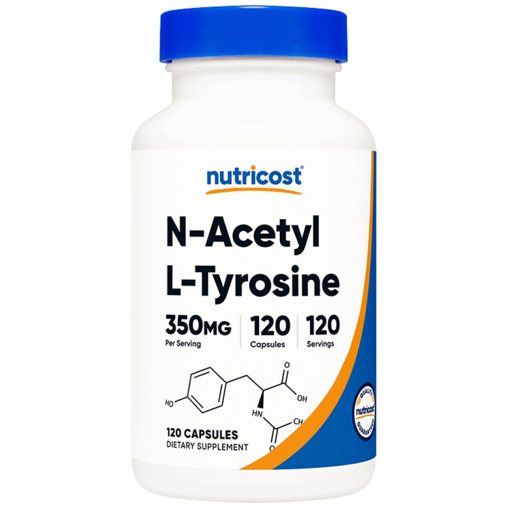 Nutricost N-Acetyl L-Tyrosine 350 mg - Ацетил L-Тирозин 350 mg