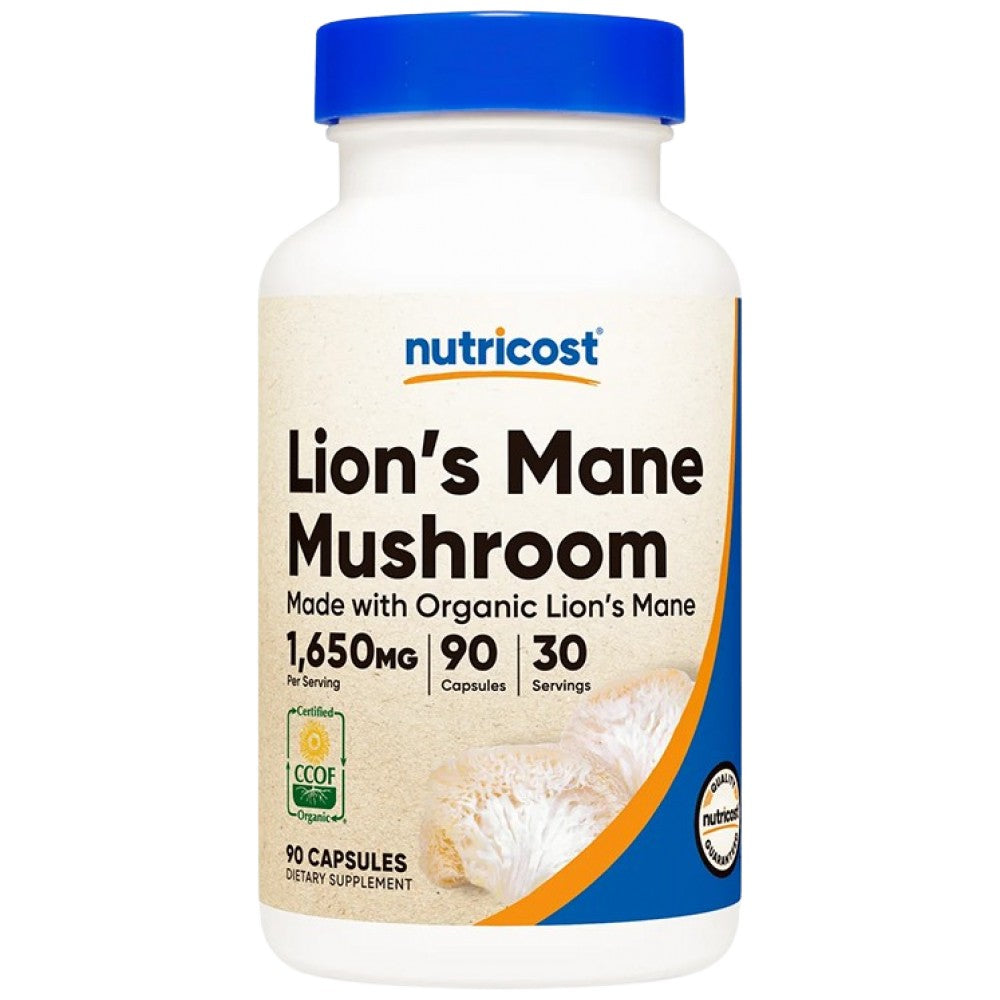 Nutricost Lion's Mane 1650 mg - Лъвска грива 1650 mg