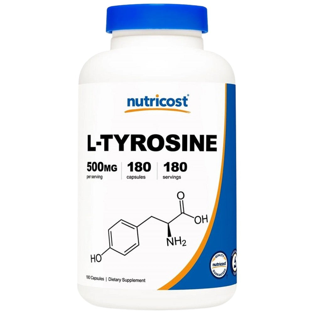 Nutricost L-Tyrosine 500 mg - L-Тирозин 500 mg