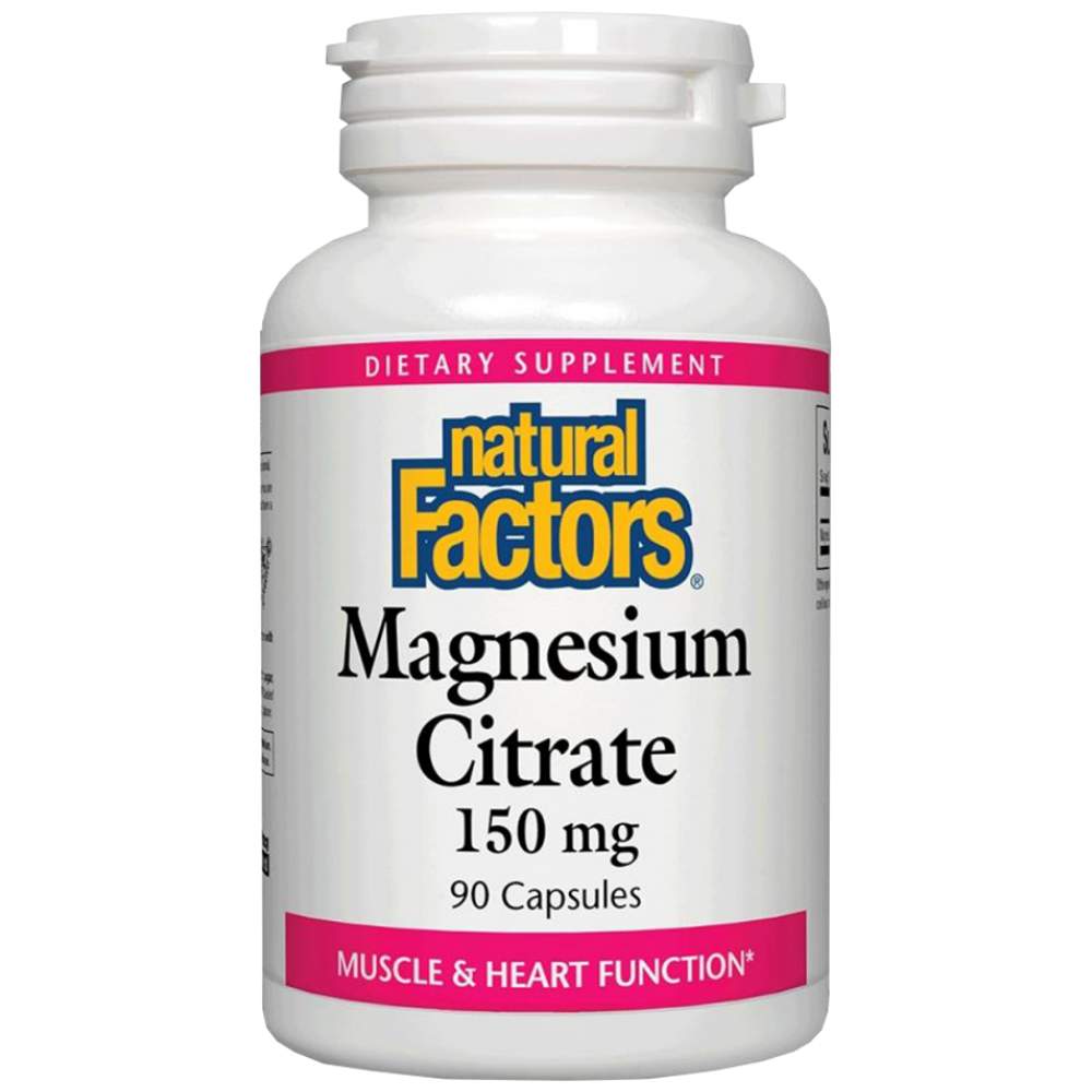 Natural Factors Magnesium Citrate 150 mg - Магнезиев цитрат 150 mg