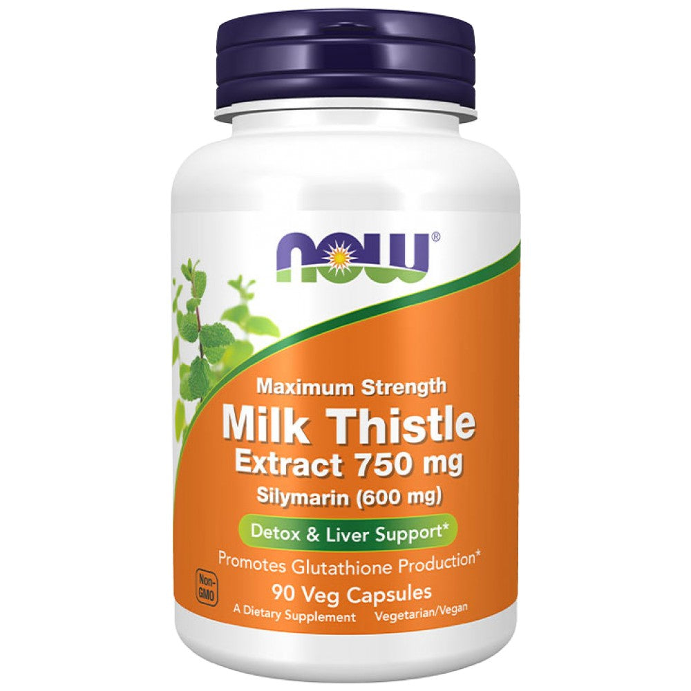 NOW Foods Milk Thistle Extract 750 mg - Бял трън екстракт 750 mg