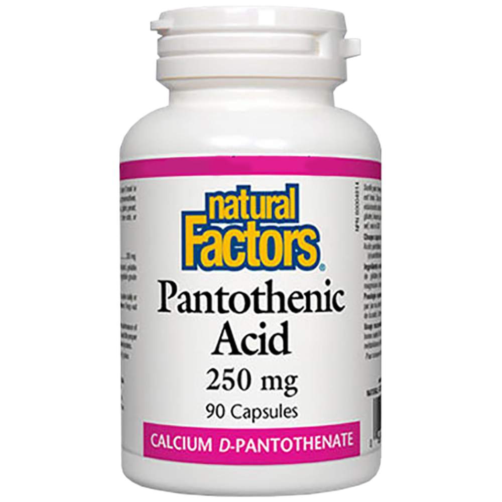 Natural Factors Pantothenic Acid 250 mg - Пантотенова киселина (Б5)