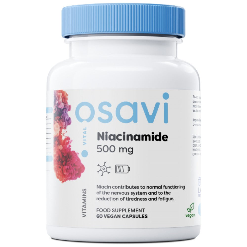 Osavi Niacinamide 500 mg - Ниацинамид 500 mg (Витамин Б3)