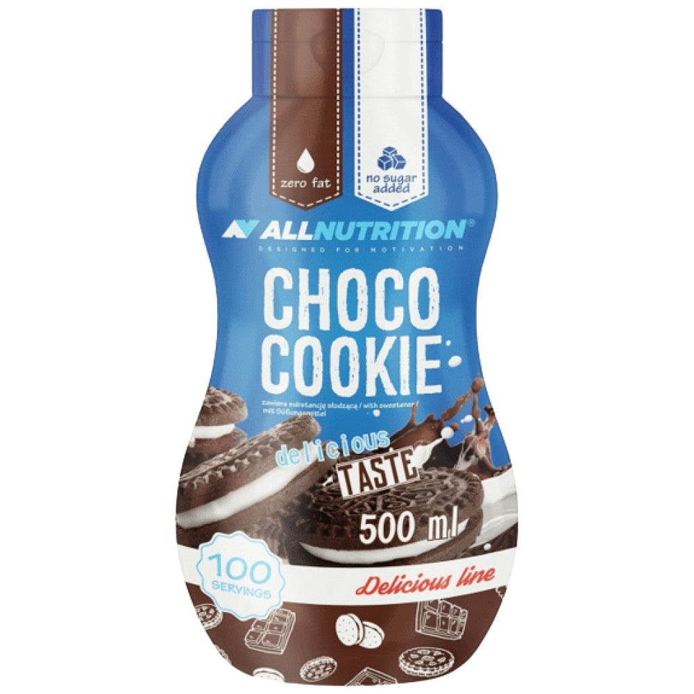 AllNutrition Syrup Zero Calorie Choco Cookie - Сироп шоколадова бисквитка без калории
