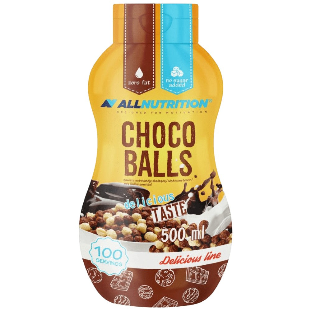 AllNutrition Syrup Zero Calorie Choco Balls - Сироп шоколадови топчета без калории