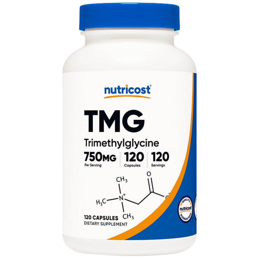 Nutricost TMG 750 mg Trimethylglycine - Бетаин TMG 750 mg