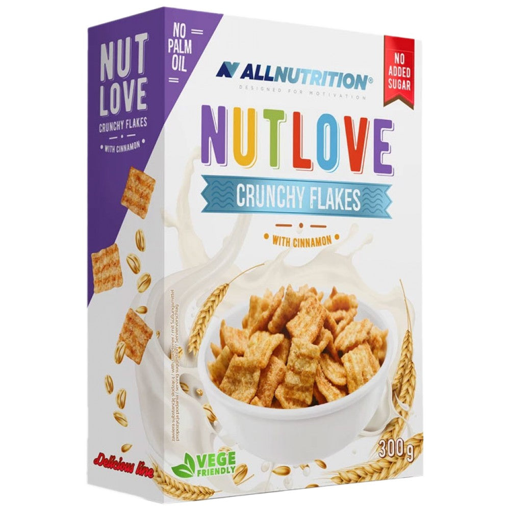 AllNutrition NutLove Crunchy Flakes with Cinnamon - Хрупкави люспи с канела