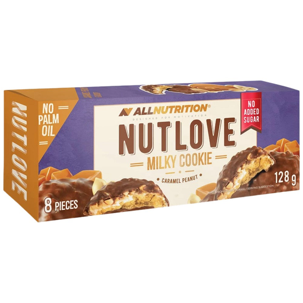 AllNutrition NutLove Milky Cookie Caramel & Peanut - Бисквита с карамел и фъстъци
