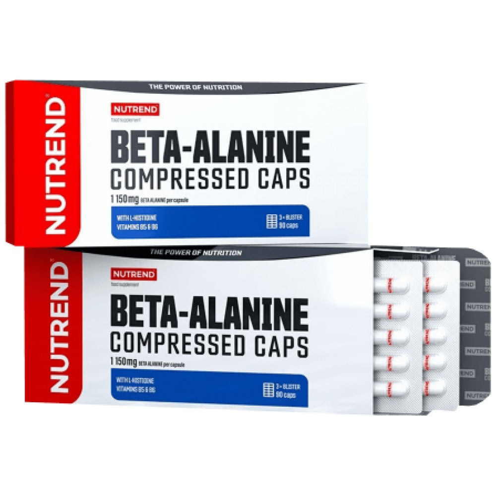 Nutrend Beta-Alanine Compressed Caps - Бета-Аланин на капсули