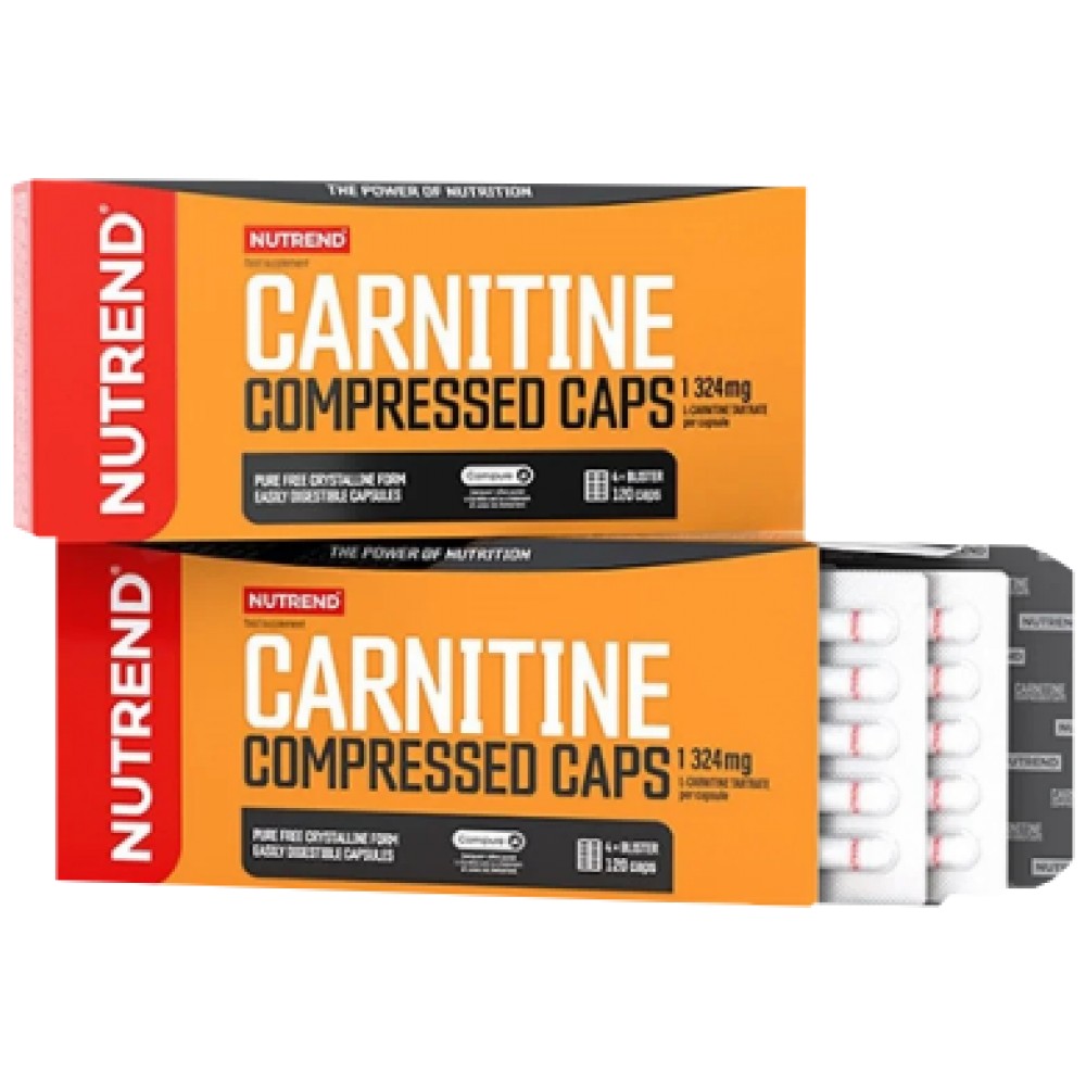 Nutrend Carnitine Compressed Caps - L-Карнитин капсули