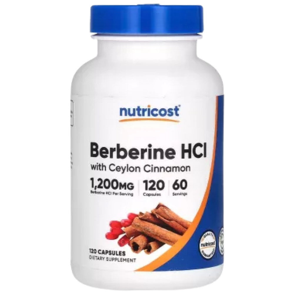 Nutricost Berberine HCl With Ceylon Cinnamon - Берберин с цейлонска канела