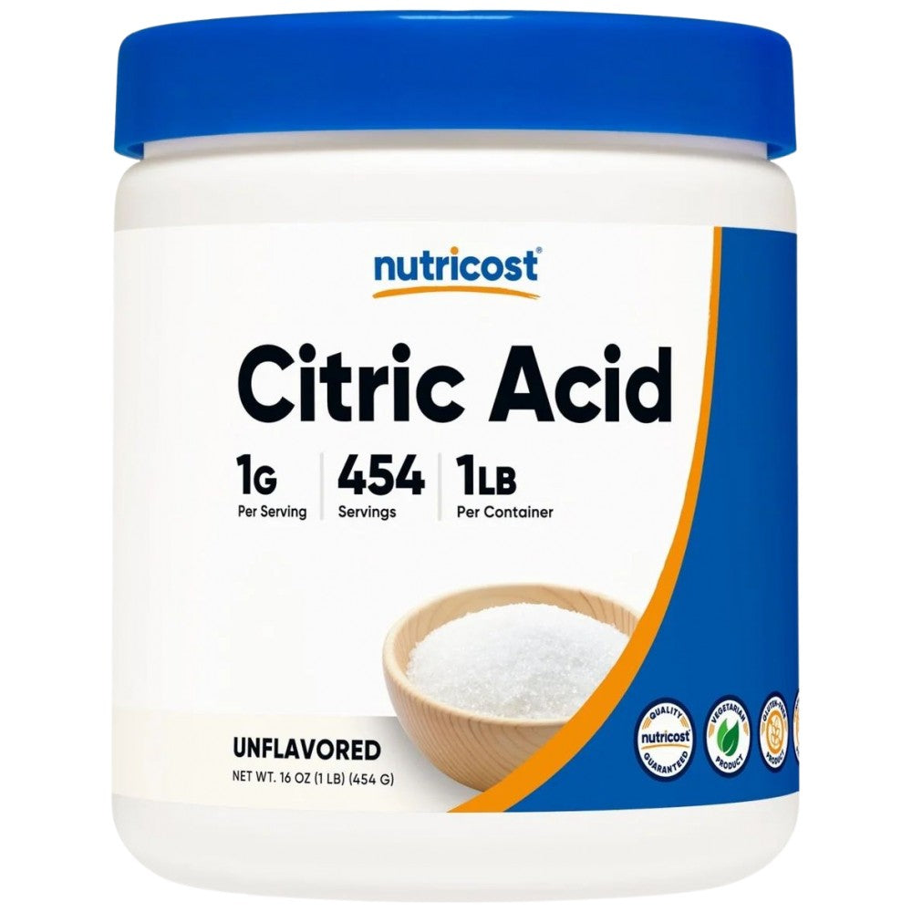 Nutricost Citric Acid - Лимонена киселина