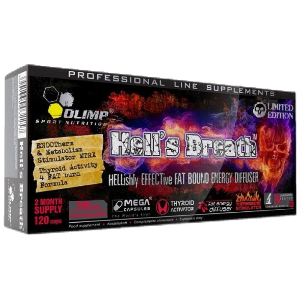 Olimp Sport Nutrition Hell's Breath - Термогенен фетбърнър