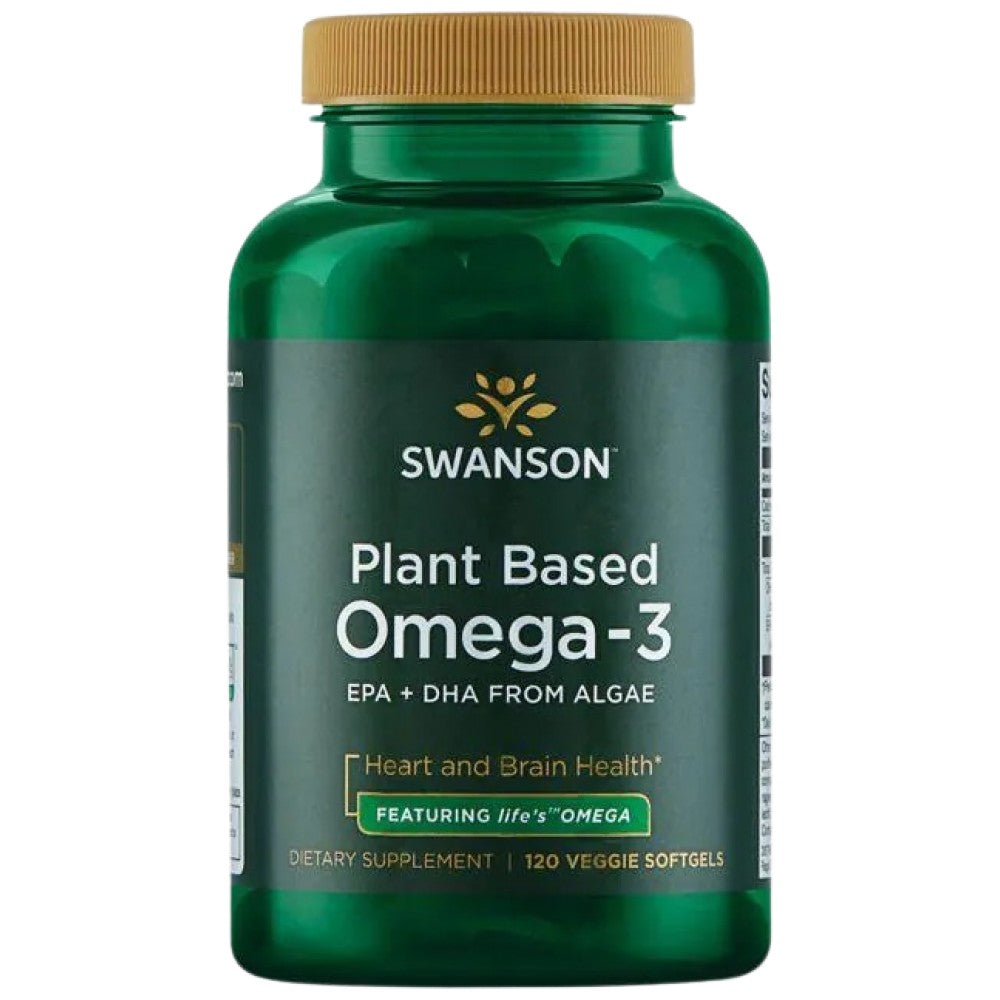 SWANSON Plant Based Omega-3 - Веган Омега 3 от водорасли