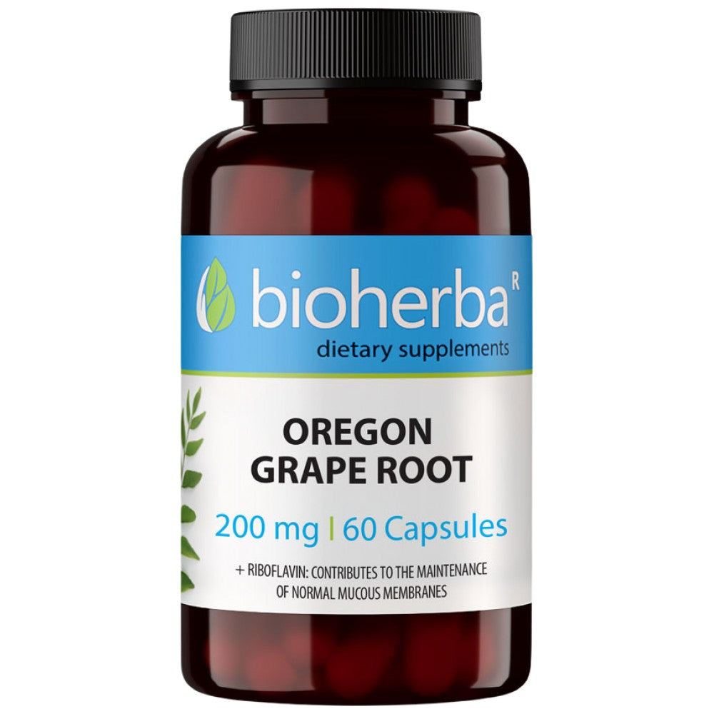 Bioherba Oregon Grape Root 200 mg - Орегонско грозде корен 200 mg