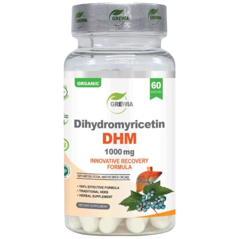 Grewia Dihydromyricetin DHM 1000 mg - Дихидромирицетин 1000 mg