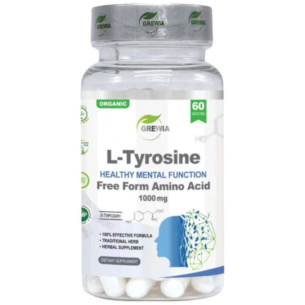 Grewia L-Tyrosine 1000 mg - L-Тирозин 1000 mg