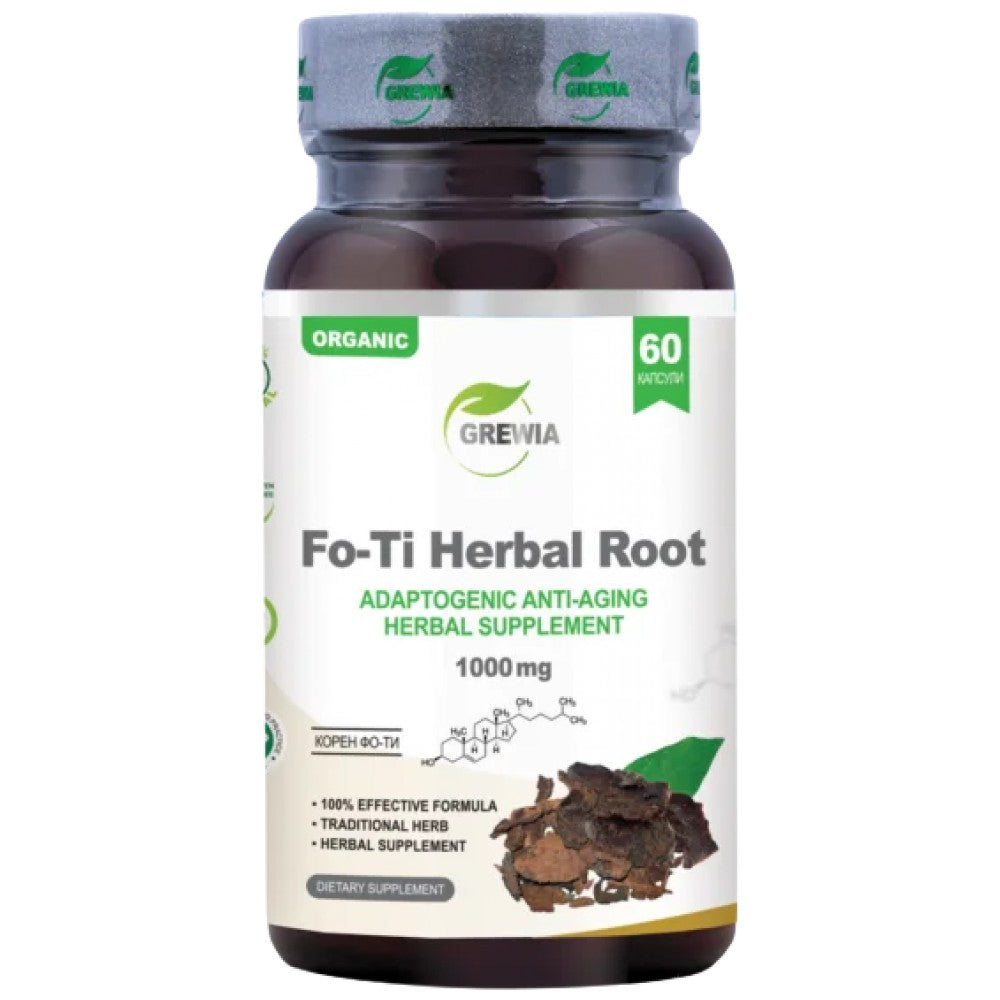 Grewia Fo-Ti Herbal Root 1000 mg - Фо-Ти корен 1000 mg
