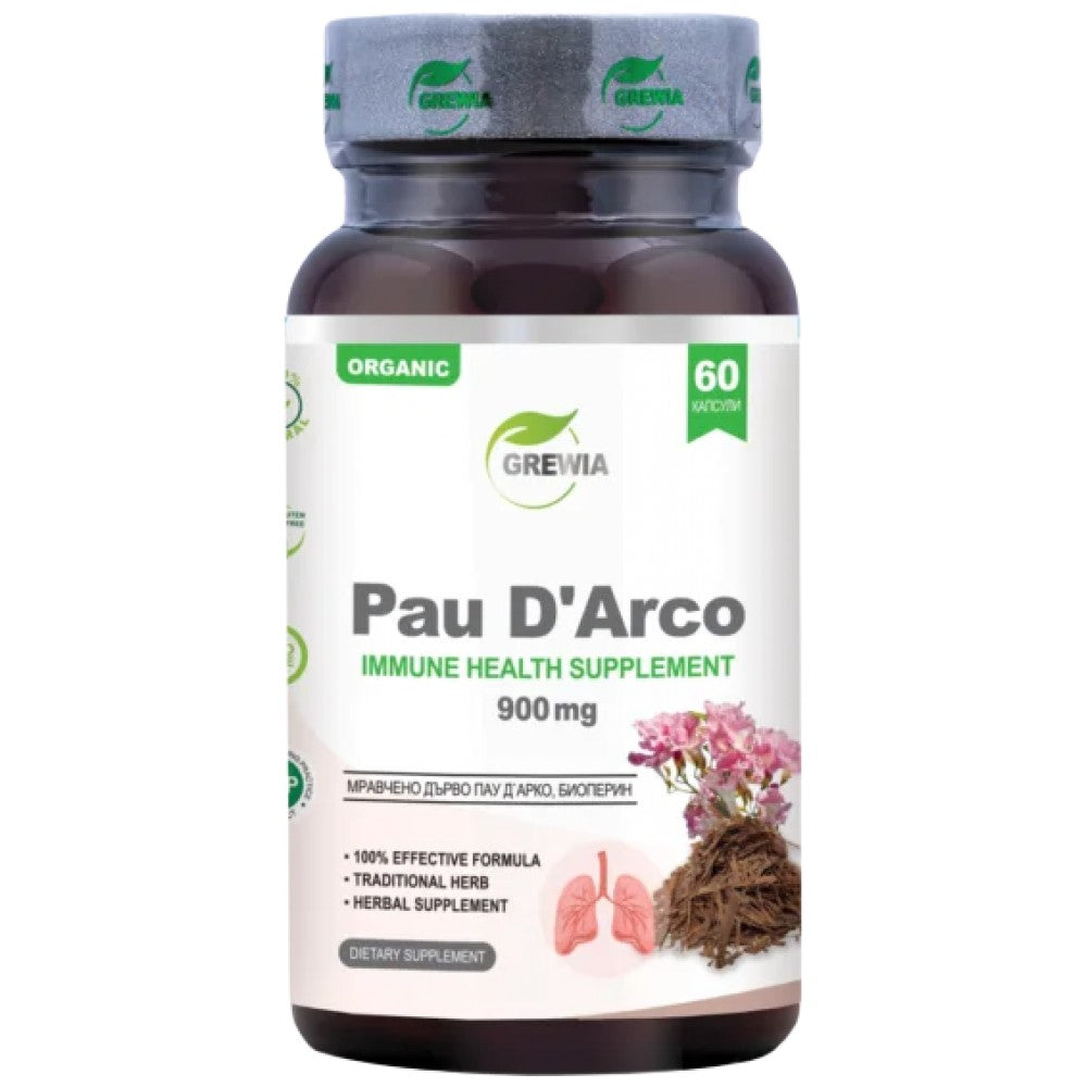 Grewia Pau D'Arco 900 mg - Пау д'Арко 900 mg
