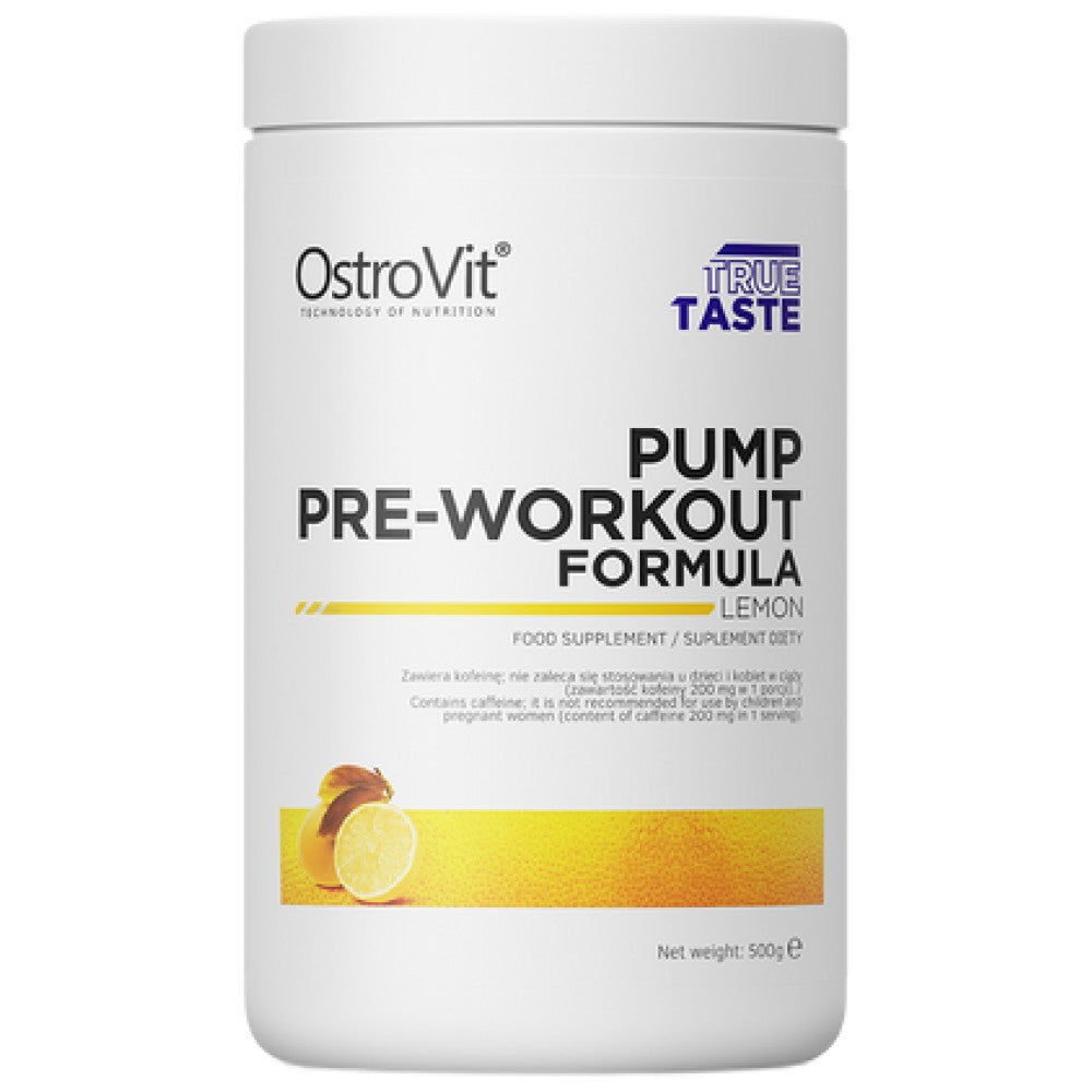 OstroVit Pump Pre-Workout Formula - Предтренировъчна формула за помпа