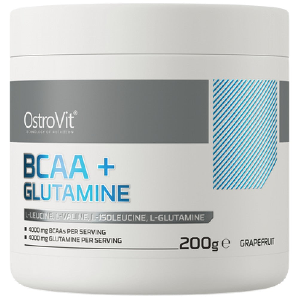 OstroVit BCAA + Glutamine Powder - BCAA с глутамин на прах
