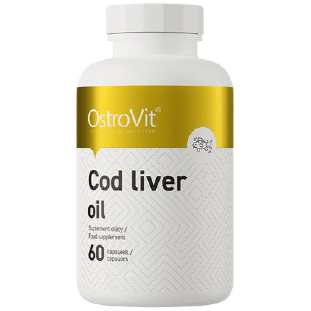 OstroVit Cod Liver Oil 500 mg - Масло от черен дроб на треска 500 mg