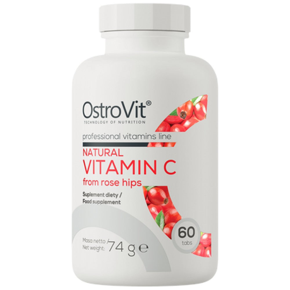 OstroVit Vitamin C From Rose Hips 700 mg - Натурален Витамин С от шипка 700 mg