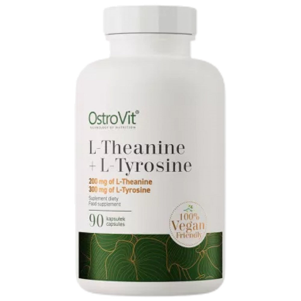 OstroVit L-Theanine + L-Tyrosine Vege - L-Теанин с L-Тирозин (веган)