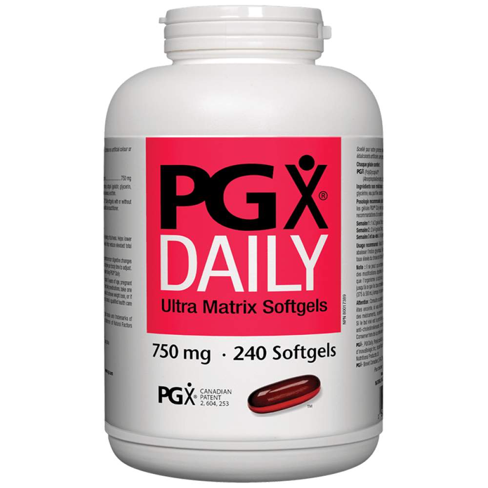 Natural Factors PGX Daily Ultra Matrix 750 mg - PGX фибри за ситост