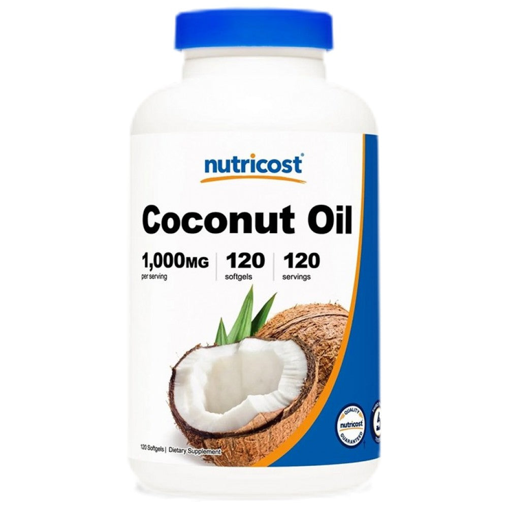 Nutricost Coconut Oil 1000 mg - Кокосово масло 1000 mg