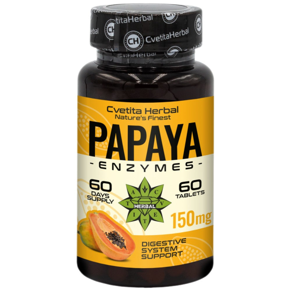 Cvetita Herbal Papaya Enzymes - Ензими от папая