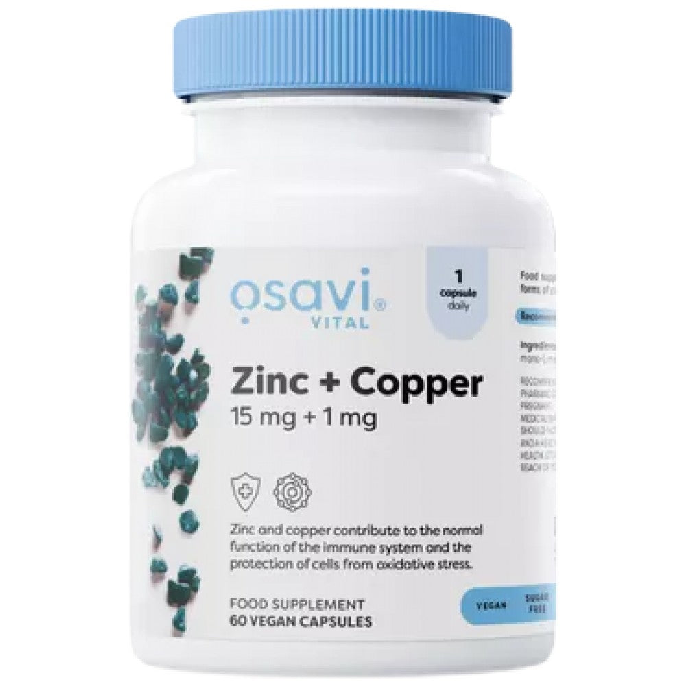 Osavi Zinc + Copper L-OptiZinc - Цинк с мед L-OptiZinc