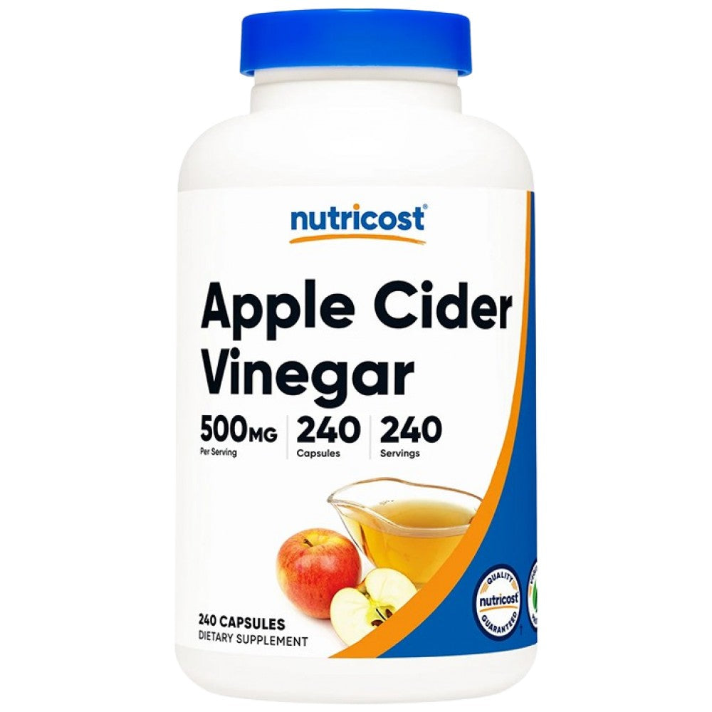 Nutricost Apple Cider Vinegar 500 mg - Ябълков оцет 500 mg