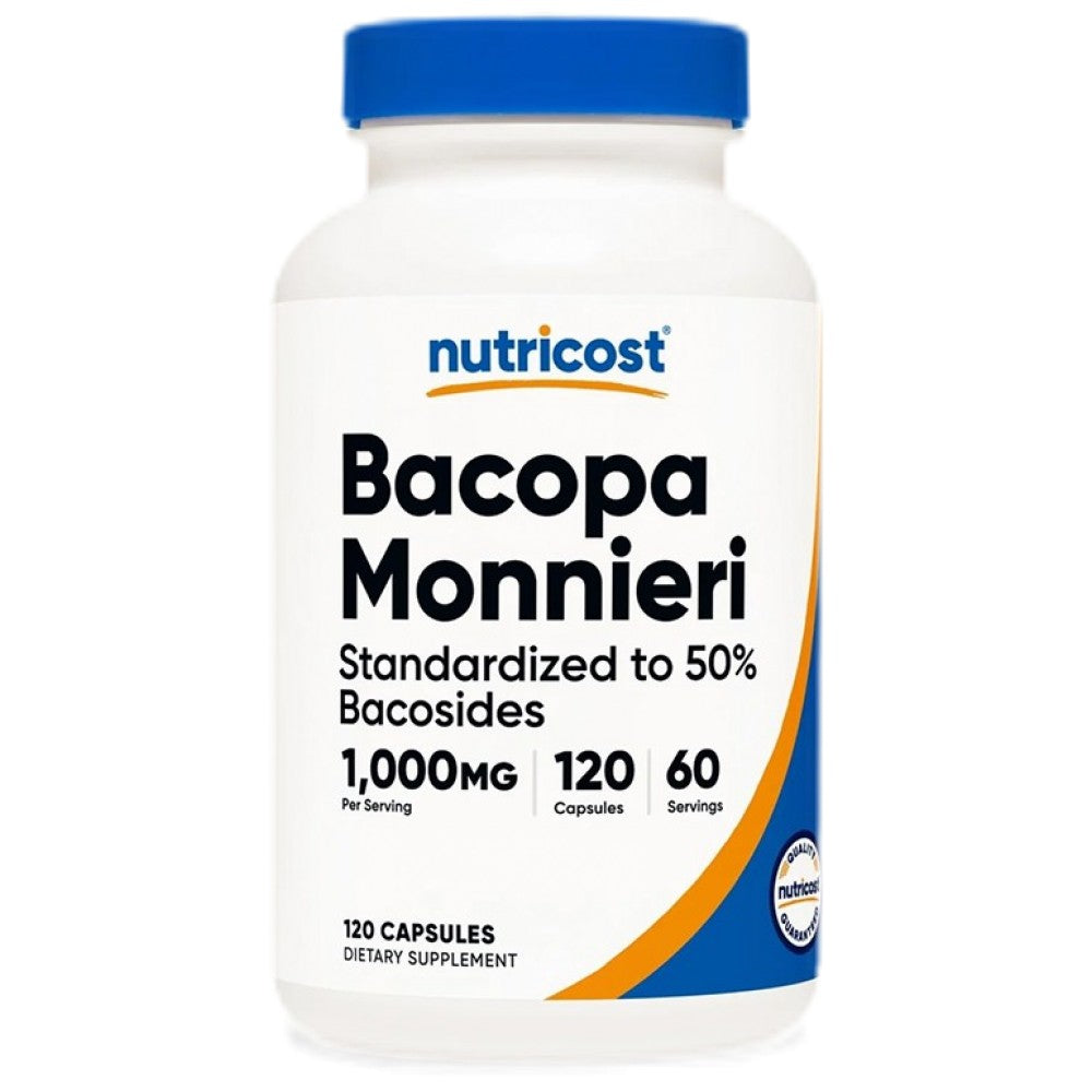 Nutricost Bacopa Monnieri 500 mg - Бакопа 500 mg