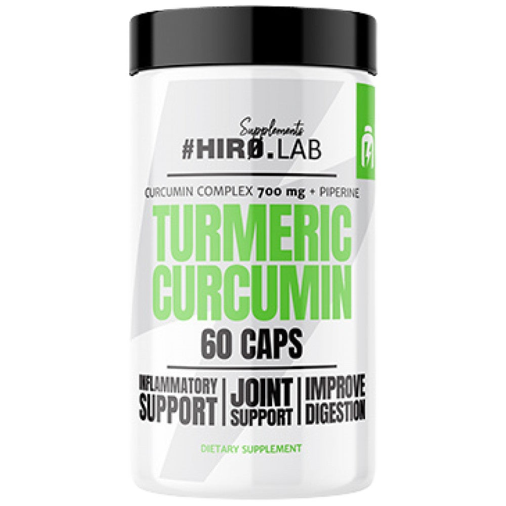 Hero.Lab Turmeric Curcumin 550 mg with Black Pepper - Куркума с черен пипер 550 mg