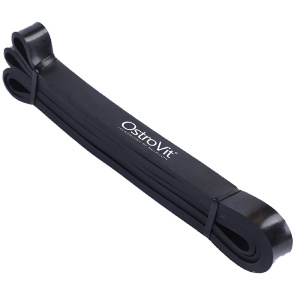 OstroVit Тренировъчен ластик Resistance Band Black 11kg - 30kg - Тренировъчна лента черна 11-30 кг