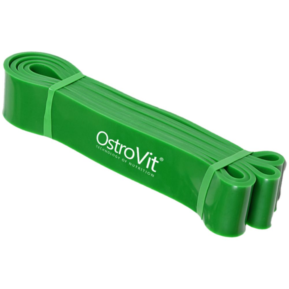 OstroVit Тренировъчен ластик Resistance Band Green 23kg - 57kg - Тренировъчна лента зелена 23-57 кг
