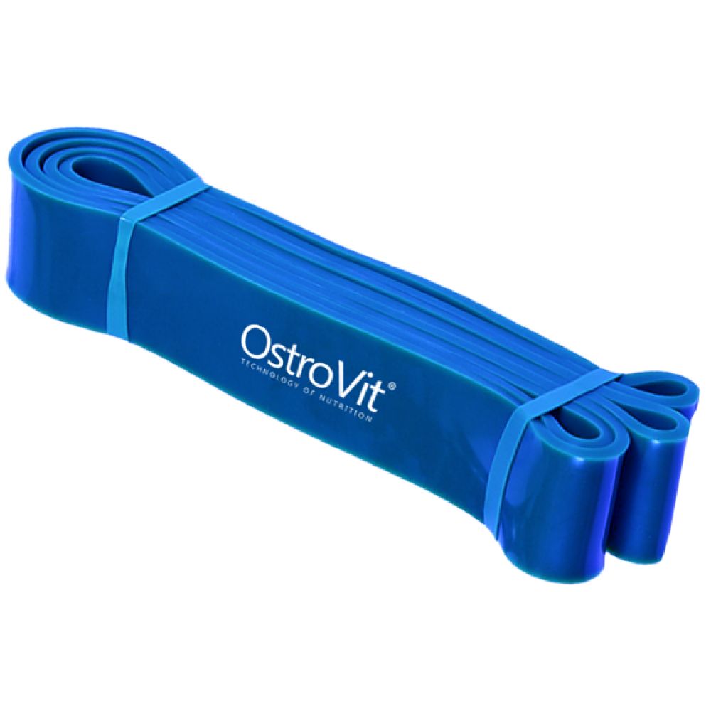 OstroVit Тренировъчен ластик Resistance Band Blue 57kg - 77kg - Тренировъчна лента синя 57-77 кг