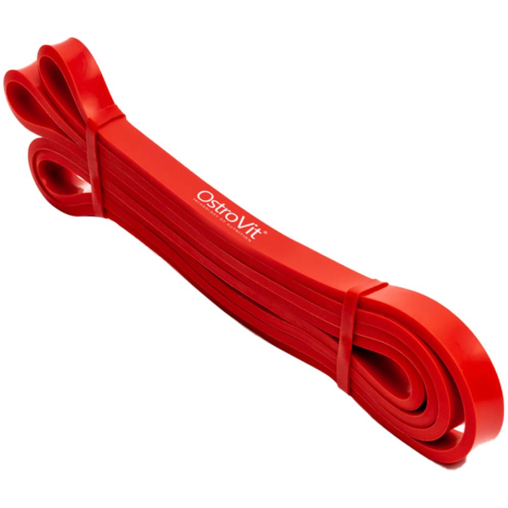 OstroVit Тренировъчен ластик Resistance Band Red 7kg - 16kg - Тренировъчна лента червена 7-16 кг