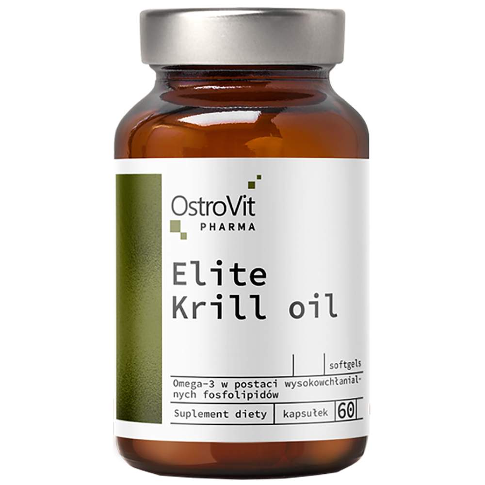 OstroVit Elite Krill Oil 500 mg - Крилово масло 500 mg