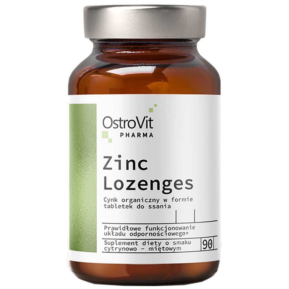 OstroVit Zinc Gluconate Lozenges + Vitamin C - Цинк глюконат с Витамин С