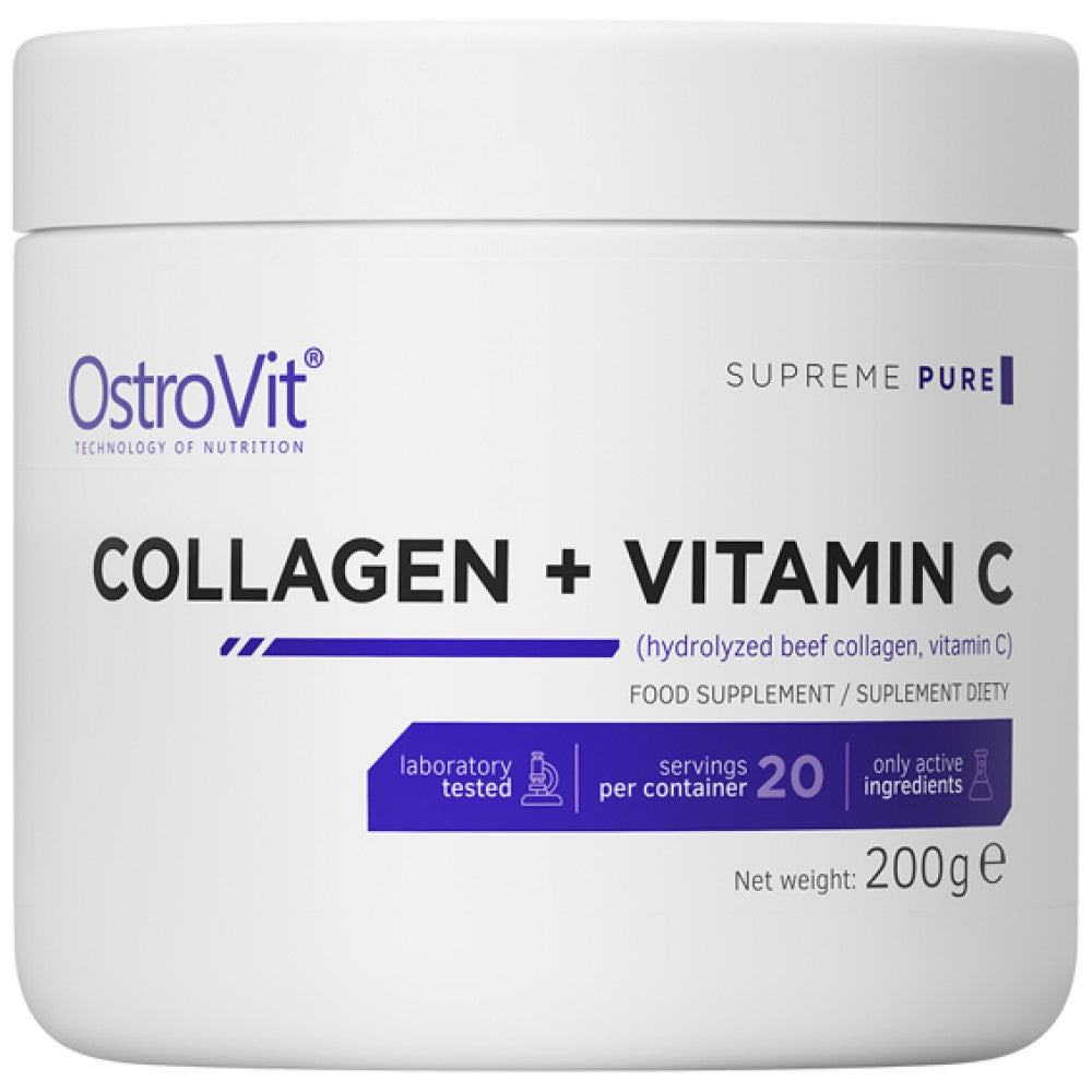 OstroVit Collagen + Vitamin C Powder - Колаген с Витамин С на прах