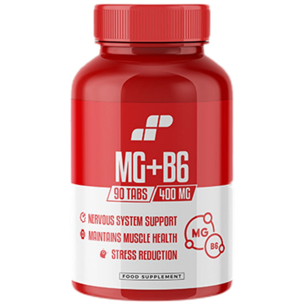 MP Sport MG + B6 400 mg Magnesium Citrate + B6 - Магнезиев цитрат 400 mg с Б6