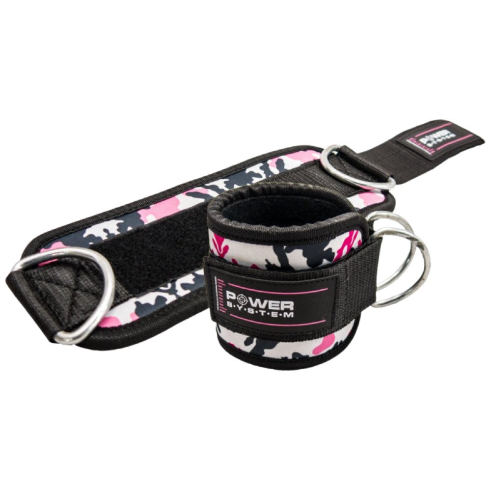 Power System Ankle Straps Camo Pink - Наглезенник за скрипец камуфлаж